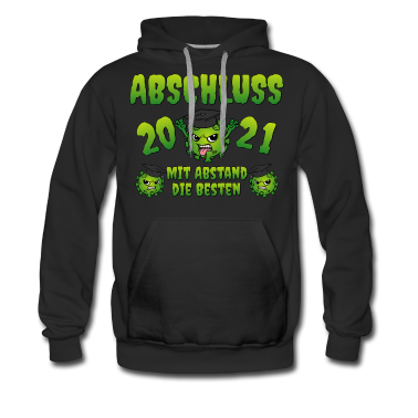 Realschulabschluss Hoodie - Abschluss 2021 Mit Abstand die Besten Corona Virus