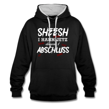 Realschulabschluss Hoodie - Sheesh Abschluss (Weiß)