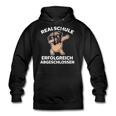 Realschulabschluss Hoodie - Hund Mops Realschulabschluss Realschule