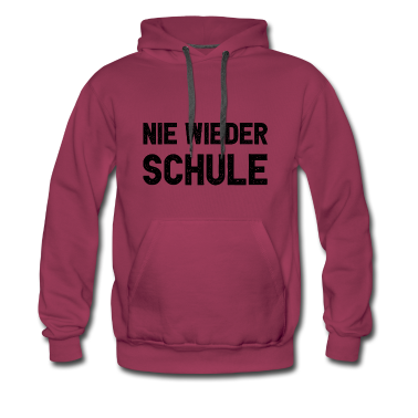 Realschulabschluss Hoodie - Nie Wieder Schule T-Shirt I Abi Abschluss Shirt