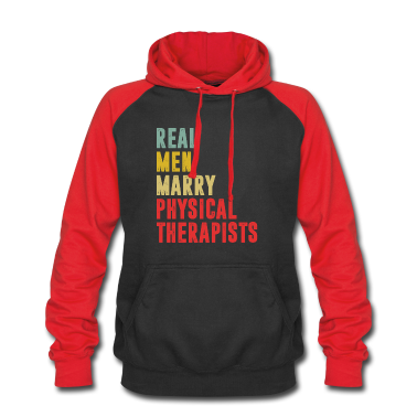 Realschulabschluss Hoodie - Real Men Marry Physical Therapists Funny T Shirt