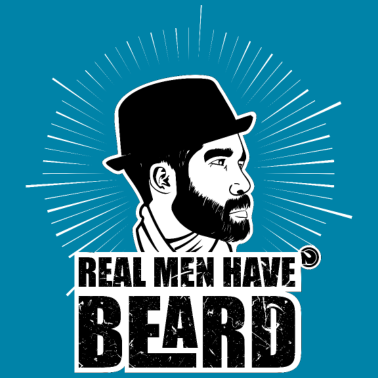 Motiv Real Man Have Beard