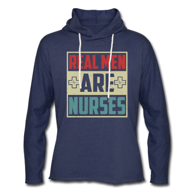 Realschulabschluss Hoodie - Real Men Are Nurses Funny Vinage Male Nurse Saying