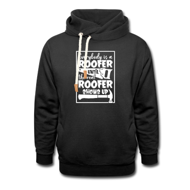 Realschulabschluss Hoodie - Everybody Is A Roofer Until The Real Roofer Shows