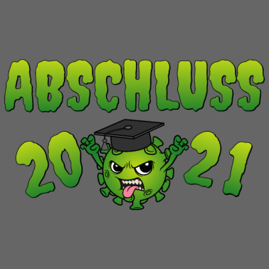Motiv Abschluss 2021 Corona Virus