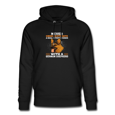 Realschulabschluss Hoodie - never underestimate a real estate broker Schäferhu