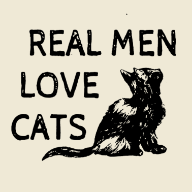 Motiv Real Men Love Cats