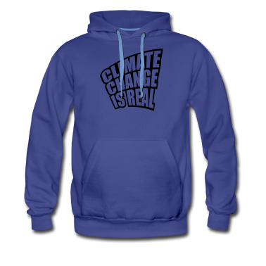Realschulabschluss Hoodie - kontur erderwaermung Climate Change Is Real klimaw