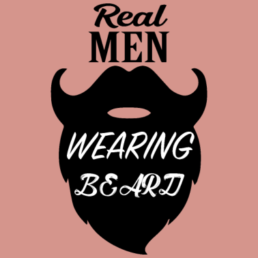 Motiv Echte Männer tragen Bart real men wearing beard