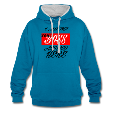 Realschulabschluss Hoodie - Chef real echter marriage Couple boss Ma
