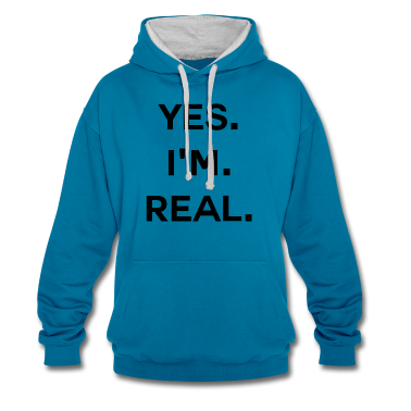 Realschulabschluss Hoodie - Yes IM REAL BLACK