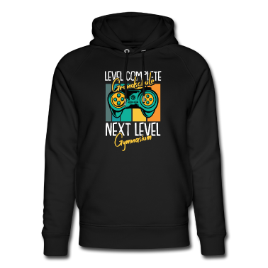 Realschulabschluss Hoodie - Gymnasium Gamer Level Schule Spruch Geschenk