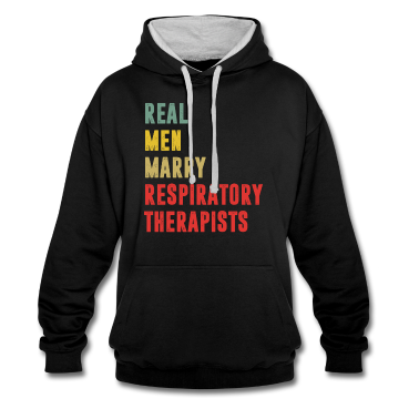 Realschulabschluss Hoodie - Real Men Marry Therapists Funny