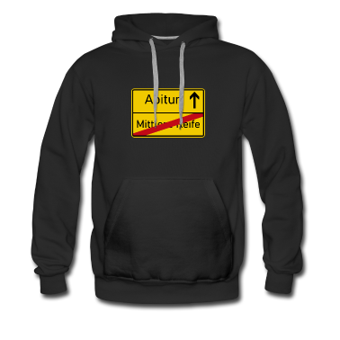 Realschulabschluss Hoodie - Hallo Abitur Tschüss mittlere Reife Ortsschild