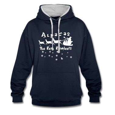 Realschulabschluss Hoodie - Alpacas the real reindeers, Alpakas die echten Reh