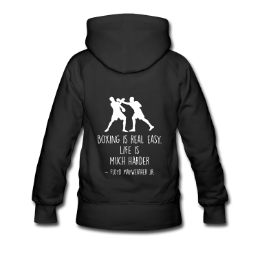 Realschulabschluss Hoodie - Boxing is real easy