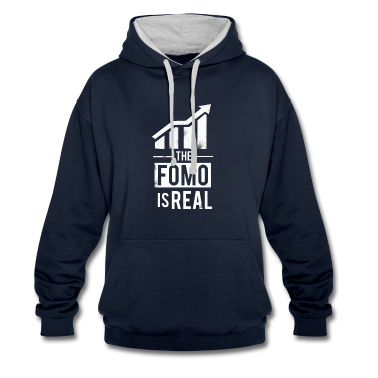 Realschulabschluss Hoodie - The FOMO Is Real Crypto BTC Investor Trader T Shir