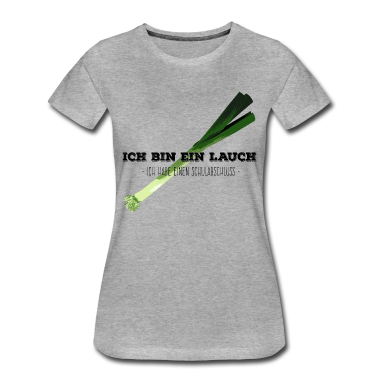Realschulabschluss T-Shirt - Ich bin ein Lauch / Schulabschluß - schwarzer Text