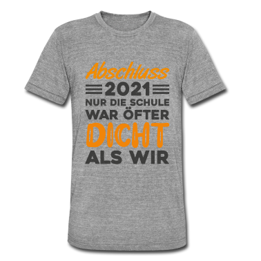 Realschulabschluss T-Shirt - Abschluss 2021, nur die Schule war öfter dicht.