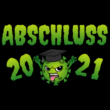 Motiv Abschluss 2021 Corona Virus