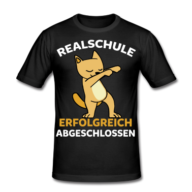 Realschulabschluss T-Shirt - Realschule Katze Kater Realschulabschluss