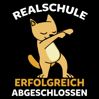 Motiv Realschule Katze Kater Realschulabschluss