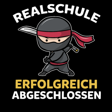 Motiv Realschule Ninja Realschulabschluss Realschüler