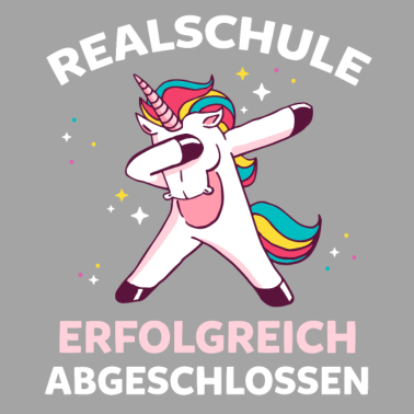 Motiv Realschule Dabbing Einhorn Realschulabschluss