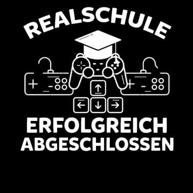 Motiv Gamer Zocker Nerd Realschulabschluss Realschule