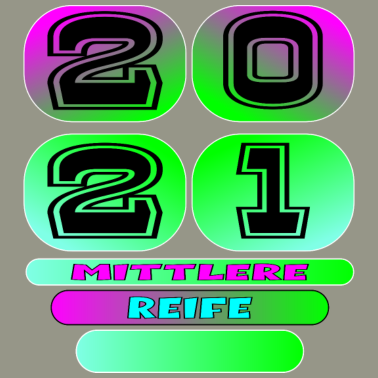 Motiv Mittlere Reife 2021 REALSCHULABSCHLUSS GESCHENKE