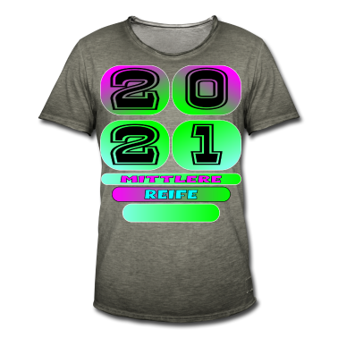 Realschulabschluss T-Shirt - Mittlere Reife 2021 REALSCHULABSCHLUSS GESCHENKE