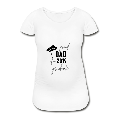 Realschulabschluss T-Shirt - Stolzer Papa eines Abiturienten oder Realschülers