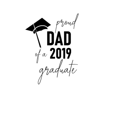 Motiv Stolzer Papa eines Abiturienten oder Realschülers