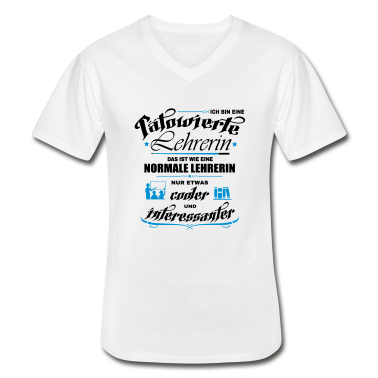 Realschulabschluss T-Shirt - Tätowierte Lehrerin ist cooler!