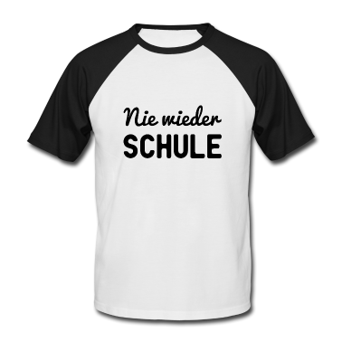 Realschulabschluss T-Shirt - Nie Wieder Schule T-Shirt I Abi Abschluss Shirt