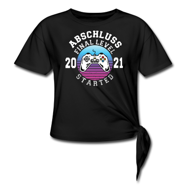 Realschulabschluss T-Shirt - Abschluss 2021 Final Level Started! Gaming Gamer