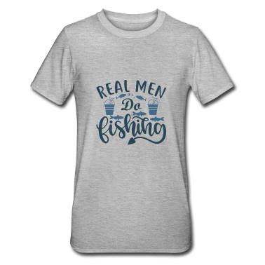 Realschulabschluss T-Shirt - Real man do fishing