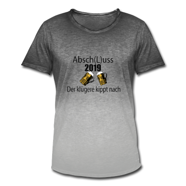 Realschulabschluss T-Shirt - Schulabsch(L)uss - Der Klügere kippt nach .. :)