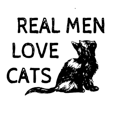 Motiv Real Men Love Cats