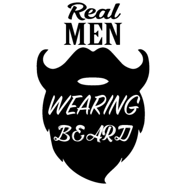Motiv Echte Männer tragen Bart real men wearing beard