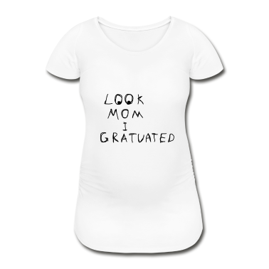 Realschulabschluss T-Shirt - Look Mom I Gratuated Funny Design Abitur