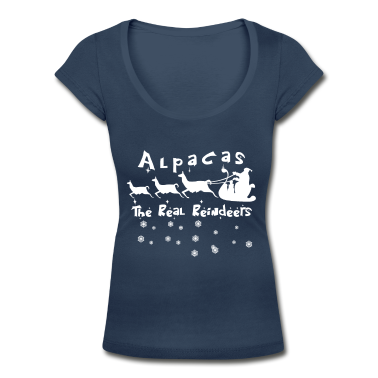 Realschulabschluss T-Shirt - Alpacas the real reindeers, Alpakas die echten Reh