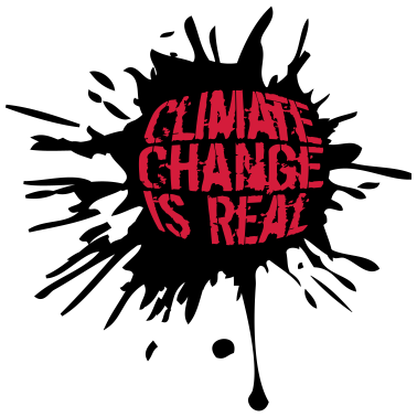 Motiv Climate Change Is Real klecks spritzer tropfen far