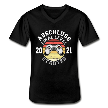 Realschulabschluss T-Shirt - Abschluss 2021 Final Level Started! Gaming Gamer