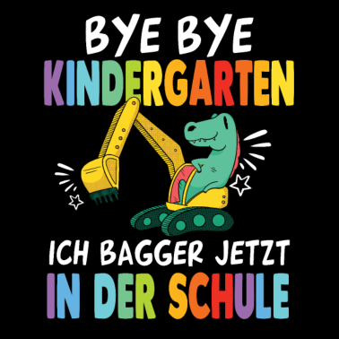 Motiv Schulkind Bagger Kindergarten Abschied