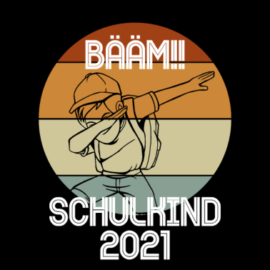 Motiv BÄÄM Schulkind 2021 Geschenk Schulanfang
