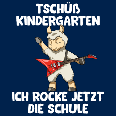 Motiv Schulanfänger Kindergarten Schulanfang Lama