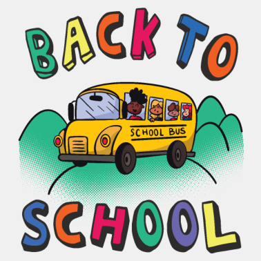 Motiv Schulanfang - Auf in die Schule