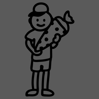 Motiv Schulanfang Boy - Line