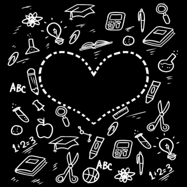 Motiv Schule Herz Schulanfang